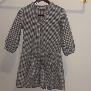 Petal & Pup Gingham button down dress